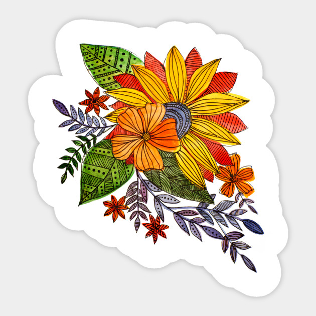 Sunflower watercolor